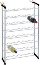 17.20.48 Silver Cantinetta portabottiglie Parigi 48 - Misure Cm 58x24x93h - Dotato di 2 tasselli per Fissaggio a Muro