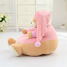 JIE KE Divano per Bambini - Simpatico Cappello Orso, Sedia pigra, Regalo di Compleanno per Bambina Comodo Divano