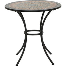 Siena Garden Prato tavola Rotonda, Ferro con Effetto Mosaico, Diametro 70 cm, Multicolore