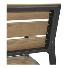 LLiving - Panchina in Legno di Polywood, Effetto Teak Peso di Trasporto: 200 kg.