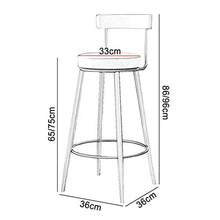 Sedia da Pranzo Sgabelli Alti Sgabelli da Bar Bancone da Cucina Sedie da Pranzo Europeo Moderno alla Moda Stile per Bar/caffè/Pub/Soggiorno/Balcone (45/65/75 cm)