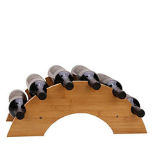 GAGP Portavini 6 della cremagliera della Bottiglia di Vino del Supporto della cremagliera di immagazzinaggio Vino Bagagli Compact Design Made per Qualsiasi bancone o Cantina