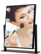 LBWARMB Trucco Specchio con luci Specchio per Il Trucco 360 e degrado da Tavolo Specchio cosmetico LED Trucco Illuminato con schermata Touch Screen per Il comò da Bagno
