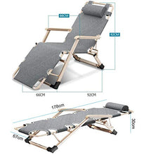 SHUAIIJUAN Sedia per il tempo libero domestico Sedie da giardino Grey for Beach Patio |Sdraio da spiaggia reclinabile |Di campeggio esterna pieghevole sedie reclinabili gambe a sezione quadrata in acc
