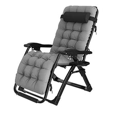 Sywlwxkq Sedia Relax da Ufficio con Balcone Sedia Sdraio reclinabile Sedia Relax con portabicchieri | Sedie Pieghevoli da Giardino per Esterno con Cuscino Imbottito e poggiapiedi | Poltrone