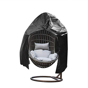 Nicoone, copertura impermeabile per sedia a dondolo in tessuto Oxford 210D, copertura antipolvere per sedia da giardino, 114,3 x 190,5 cm