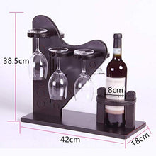 LHQ-HQ Bottiglia di Vino Wine Rack Rack Creativa Wine Rack della casa di Modo Bottiglia di Vino Rack Decorazioni in Legno Vino mensola di Vetro