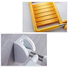 DZX Sedile Pieghevole per Bagno, Sgabello per Doccia, Sgabello a Muro, Sgabello a Muro per Doccia, Sedile Antiscivolo per Uomo Anziano (Colore: Bianco)