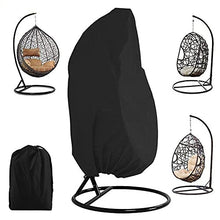 WGFGXQ 2021 Upgrade Rattan Swing Egg Chair Garden Patio Indoor Outdoor Hanging Chair con Cuscino e Copertura per Giardino Esterno Interno Senza Supporto