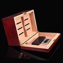 TGhosts Cigar Humidor, Legno di Cedro Cigar Humidor Caso di Disegno Portatile Holder Cigar Box di stoccaggio for Il Regalo Home Office di Corsa Esterna