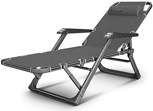 Lettino Pieghevole da Patio Sedia a Sdraio Pieghevole Lettini Prendisole, Sedia a Gravità Zero Sedie a Sdraio Traspiranti Antiscivolo Robusto E Durevole per Patio Supporto da Giardino Esterno 300 Kg