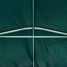 vidaXL Tenda Garage Capanno Tendone Gazebo Padiglione Telone Tendostruttura Tenda Esterno Giardino Ricovero Ripostiglio in PVC Verde