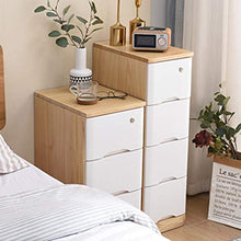 Armadio a cassetti Camera da letto Armadietto Arma Addensato di legno solido cassetto Governo di immagazzinaggio con Bagno ultra-stretta e Kitchen Cabinet Governo di immagazzinaggio durevole Mobili da