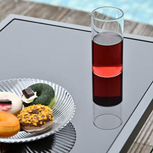 Outsunny Salotto da Esterno, Set 4 Pezzi con 1 Tavolino, 2 Sedie da Giardino e 1 Panca in Metallo, Nero