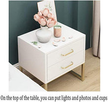 Comodino tavolino Comodino Bedroom Bedroom Bedroom, Camera da Letto Comodino, Soggiorno Divano Cabinet Laterale Cassetti (Color : Beige)