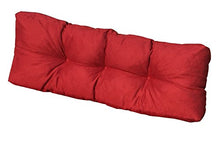 SET CUSCINI PER DIVANI PALLET BANCALI Seduta 120x80x15 cm + Schienale 120x42x10-18 cm - COLORE BORDO'