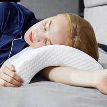 HXY Cuscino per Il Collo ABS Scheletro in Acciaio plastico, Coperchio Lavabile in Memory Foam ipoallergenico, Ideale per Il Riposo a Riposo Supporto per la Schiena/Testa e Mento