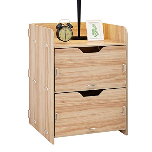 Comodino Semplice, Semplice Camera da Letto Economica Armadio di stoccaggio portante 300KG-30x40x29cm FANJIANI