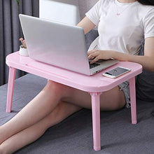 jiaju Tavoli da Picnic Tavolo Pieghevole, Pieghevole Tavolo per Laptop Taccuino Desk Breakfast per Serving Prapelli da Letto Regolabile Pieghevole con Flip Top e Gambe Scrivania per Computer Stand