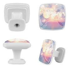 Cielo rosa 4 PCS Pomelli per Porta, Pomolo per Mobile, Pomelli per Mobili con Viti, Maniglia per Armadietto, Pomelli per Porta, Pomelli per Cassetti per Porta, Armadio, Cassetto e Credenza