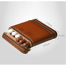 ZLMMY Desktop Cigar Humidor Cedar - e in Pelle Cigar Box di stoccaggio Guarnizioni con Vassoio e separatore Regolabile