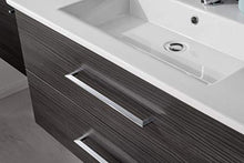 FACKELMANN Mobile lavabo con lavabo in ceramica B.Perfect/Soft Close/Dimensioni (L x A x P): ca. 103 x 51 x 48 cm Mobile e lavabo/armadio: nero/lavandino: bianco