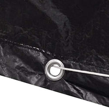 Lechnical Pratico Set di 2 Fodere per mobili da Giardino, Fodera per mobili da Giardino in polietilene Nero, Set 2 Pezzi 180 x 70 x 90 cm (Lunghezza x Larghezza x Altezza) -con 8 Fori