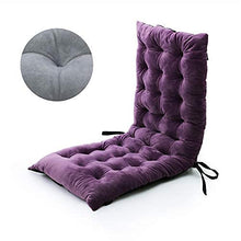 eewopjkj Cuscino per Sdraio Supporto per Schienale Alto Cuscini per sedie a Dondolo Cuscino per sedie a Sdraio Cuscini per sedie da Giardino Cuscino per sedili Poltrona da Patio-Viola 100x40x8cm (39