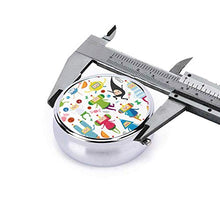 Katamari Damacy - Contenitore rotondo per pillole, 3 scomparti, in metallo, per medicina e vitamine, per viaggi all'aperto