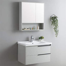 Combinazione di lavabo in ceramica del lavaggio della parete del cabinet della parete dell'armadio della parete del gabinetto della parete del mobile a muro Lavandino in ceramica con cabinet di medici