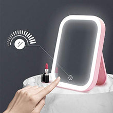 LXRZLS Specchio per vestirsi Leggero da tavolino con Luce per Il Sonno Specchio per Il parcheggio Portatile a Forma di Specchio Femminile