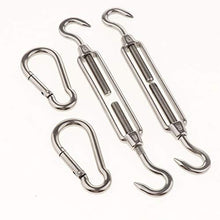 SM SunniMix Kit di Hardware Installazione Vele Tenditore Moschettoni Ganci Acciaio Inox - 6mm