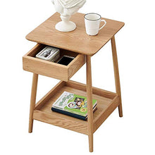 DGHJK Mobili per la casa, Comodino, Comodino, Comodino in Legno, Camera da Letto, con cassetto e ripiano , mobili per la casa multifunzionali , 16,1 '' x16,1 '' x 24 ''