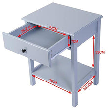 Comodino Bianco Con Cassetto, Camera Da Letto in Legno MDF Bianco, Tavolino Per Divano E Salotto Tavolino Da Divano 46x35xH60. Tavolino Da Salotto
