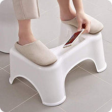 qiuqiu Sgabello per WC Sgabello per WC per Il Trattamento di Acne, costipazione, gonfiore, Postura Sana sul Water, Sgabello per WC-Blue