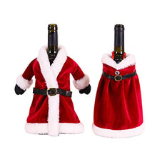 Amosfun 2pcs Decorazioni per Bottiglie di Vino di Natale Decorazioni Maglione Lavorato a Maglia Decorazioni per Bottiglie di Vino di Babbo Natale bomboniere Forniture Regali