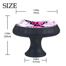 Cuore rosa 4 PCS Pomelli per Porta, Pomolo per Mobile, Pomelli per Mobili con Viti, Maniglia per Armadietto, Pomelli per Porta, Pomelli per Cassetti per Porta, Armadio, Cassetto e Credenza