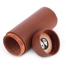 Taidda Pentola per sigari, Scatola di sigarette Mini portatile PU in pelle di cedro foderato in legno di sigaro Humidor Vaso per proteggere il sigaro Aroma puro Buon gusto 2#