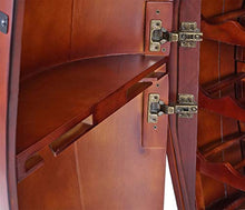 Mendler Portabottiglie a Forma di Botte HWC-T877 Legno di eucalipto 52x52x85cm per 23 Bottiglie