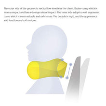 Cuscino per il collo per il cuscino da viaggio regolabile per via aereo per memory schiuma Sleep-Soft Poggiatesta con supporto per il collo-Master di Comfort di volo, cuscino per seggiolino auto