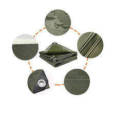 HQQ Telo Antipioggia Resistente all'Usura for coperture for Esterni Telo for Suolo Verde 600g / m² (Size : 3x4m)
