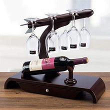 CYQ Portabottiglie in Legno Portabottiglie Portabottiglie Creativo per Vino Solido 47 x 24,5 x 38,5 cm Portabottiglie per Vino Rosso