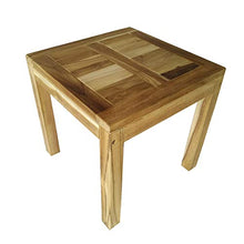 CHICREAT T80859 Teak, Circa Tavolo da Giardino in Legno Massiccio, 50 x 50 x 50 cm, Marrone