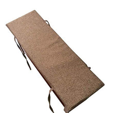 DHFD - Cuscino lungo per panchina da giardino con cravatta di fissaggio, per panca da 2 e 3 posti, spesso, antiscivolo, rimovibile, lavabile, per giardino e terrazza