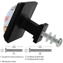 Faccia animale 3 PCS Pomelli per Porta, Pomolo per Mobile, Pomelli per Mobili con Viti, Maniglia per Armadietto, Pomelli per Porta, Pomelli per Cassetti per Porta, Armadio, Cassetto e Credenza