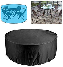 N / A mobili Pioggia Copertura Esterna del Giardino Coperchio di Protezione della Pioggia Impermeabile Oxford Vimini Divano da Giardino Patio Stretto Neve Nera, 185x110CM
