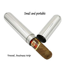 YYYUR Acciaio Inossidabile Cigar Box, Semplice ed Elegante Portatile Tubo Piccolo Sigaro Bagagli, 1 Sigaro, Viaggio di Lavoro Bar Cigar Humidor, (Un Insieme di Tre)