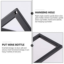 Cabilock Portabottiglie per Vino a Parete Portabottiglie per Vino Rosso Portabottiglie per Vino in Metallo Organizer per Bevande Portabottiglie per Liquori (Stile 2)