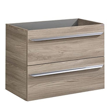 FACKELMANN - Set di mobili da bagno, 3 pezzi, colore: marrone chiaro