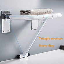 Sgabello da bagno Pieghevole Doccia / bagno Sgabelli 304 in acciaio inox a parete Montaggio su base Disabilità aiuti pieghevole for anziani / disabili / donne incinte Anti-Slip doccia Sedile Sgabello